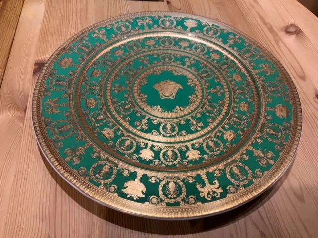 Rosenthal Versace I Love Baroque Vert Platzteller 33 cm,Teller, Plate, neu OVP
