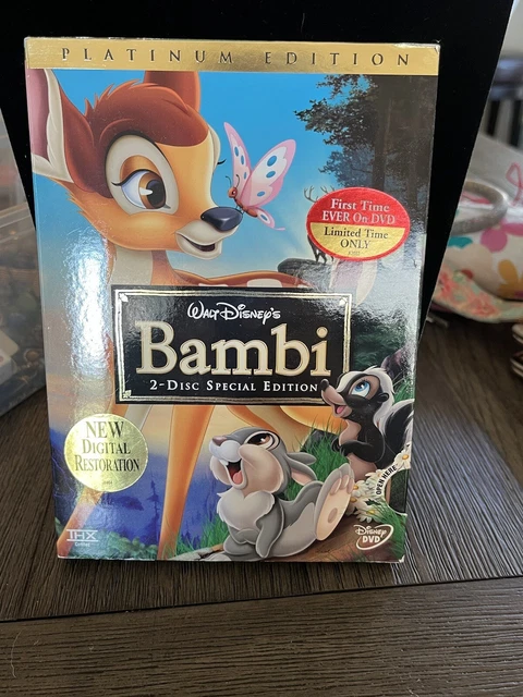 Bambi (DVD, 2005, 2-Disc Set, Special Edition/Platinum Edition)