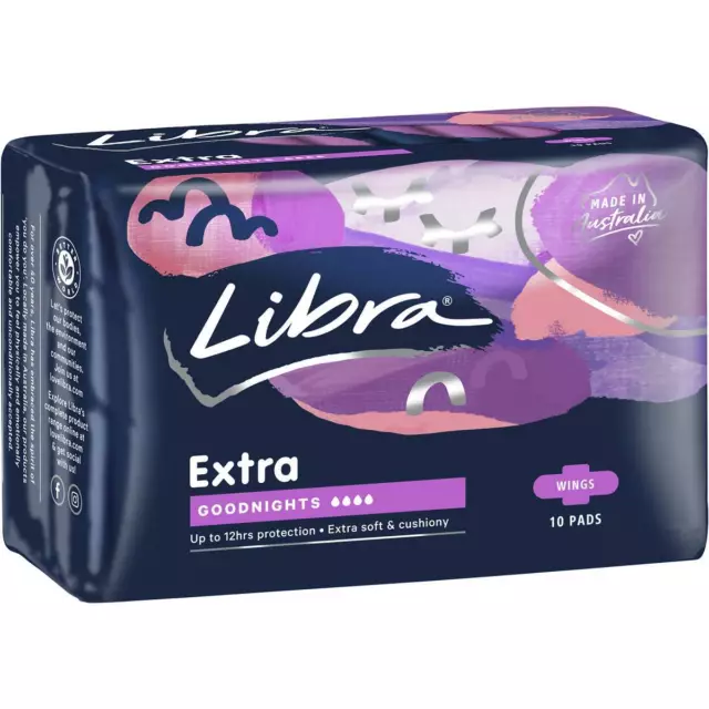 Libra Goodnights Pads 10 Pack