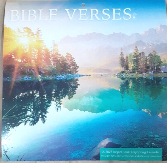 BIBLE VERSES MINI Wall Calendar A 2025 Calendar Bonus 2025 & 2026 5.