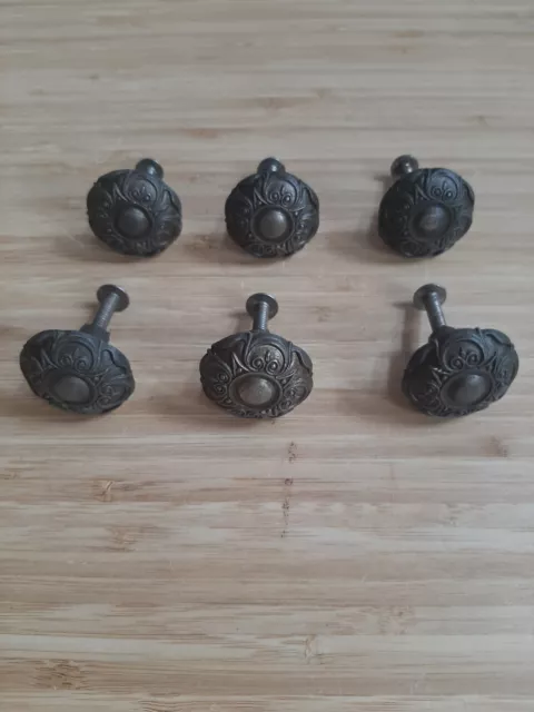 6 x Drawer Handle Draw Knob Cabinet Door Kitchen Cupboard Pull Vintage