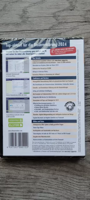 STEUER CD 2024 Einkommenssteuer Steuern Steuererklärung Steuerprogramm