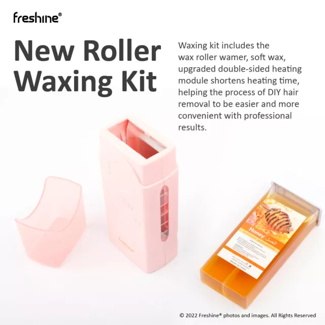 Roller Hair Removal Wax Pot Heater Kit Roll on Waxing Warmer Soft Wax Depilatory 3