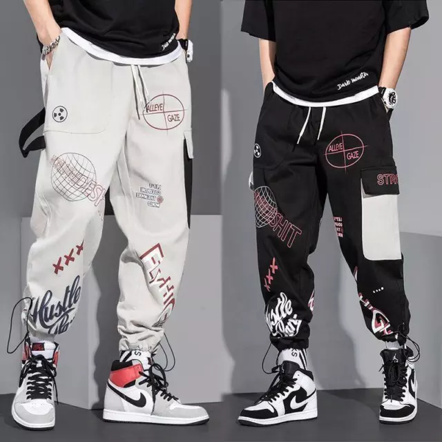 MEN'S CARGO PANTS Fashion Hip Hop Multi-pocket Pantalones Casuales