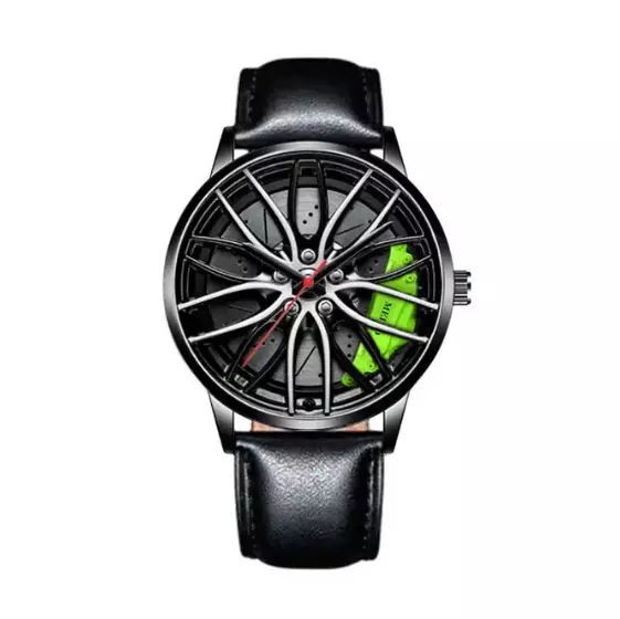 Men's Car Wheel Rim Hub Watch Quartz Sports Montre Automobile Jante pour Homme