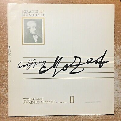 Disco vinile 33 giri LP 127 Grandi musicisti Wolfang Amadeus Mozart II concerti
