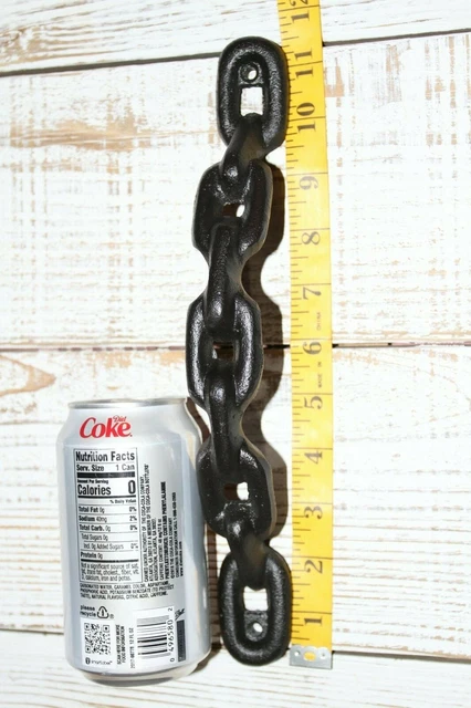 Chain Design Large Door Pull Handle, 11 3/4 inch, Solid cast iron, HW-104