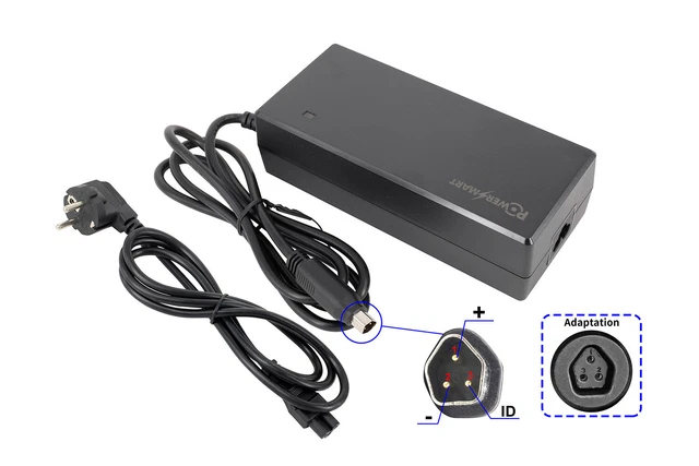MotuTech Chargeur 65W 42V 2A Pour Xiaomi Mi 4 / 4 Pro Trottinette Électrique – Rapide Et Sécurisé