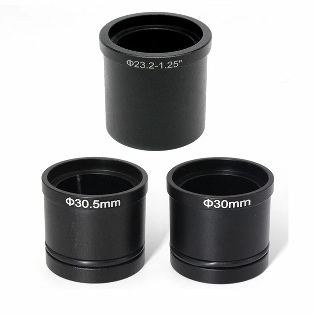 Eyepiece Adapter Ring 23.2mm to 30mm 30.5mm 1.25" USB Camera to Stereo Microscop