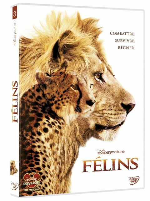 DVD *** FELINS *** Disney Nature  ( neuf sous blister )