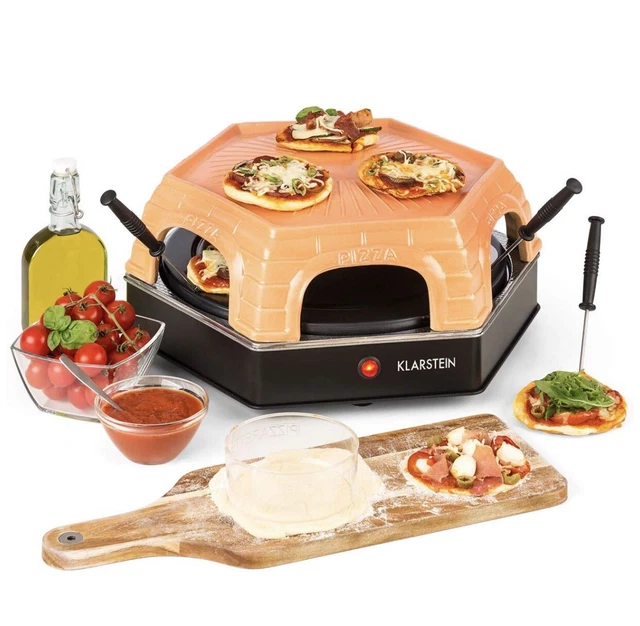 Capricciosa Fornetto grill elettrico Forno per Pizza E Pizzette terracotta Feste
