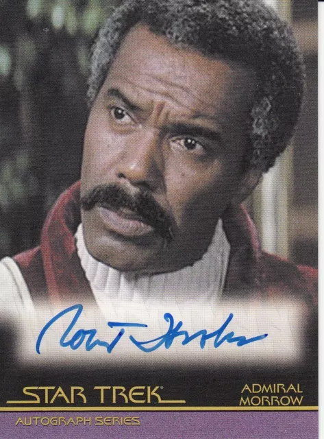 Star Trek Movies Heroes & Villains A117 Robert Hooks Autograph