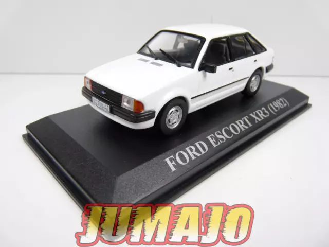 VA24 voiture 1/43 IXO Altaya : Ford Escort XR3 (1982) Espagne Blanche