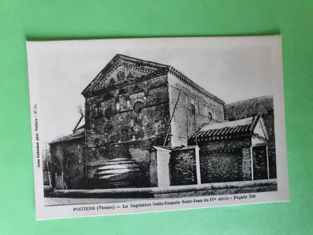 Carte Postale de Vienne PF 86 Poitiers Baptistère Gallo-Romain IVe s