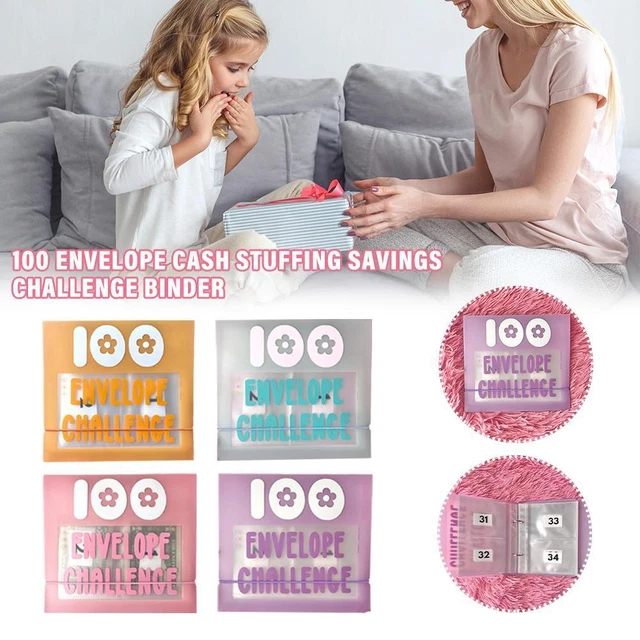 100 Envelope Challenge Binder Easy and Fun Way to Save $5,050 Saving Gifts