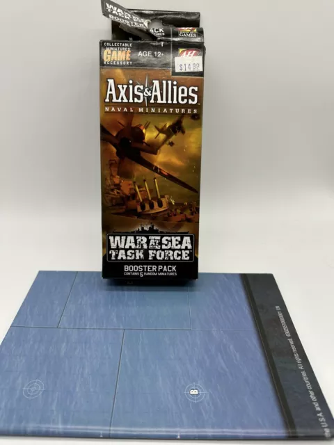 AXIS AND ALLIES WAR AT SEA TASK FORCE BOOSTER PACK! Opened, But New