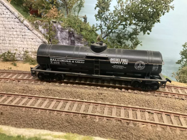 US : Wagon Citerne Tank car Baltimore &Ohio Diesel Fuel