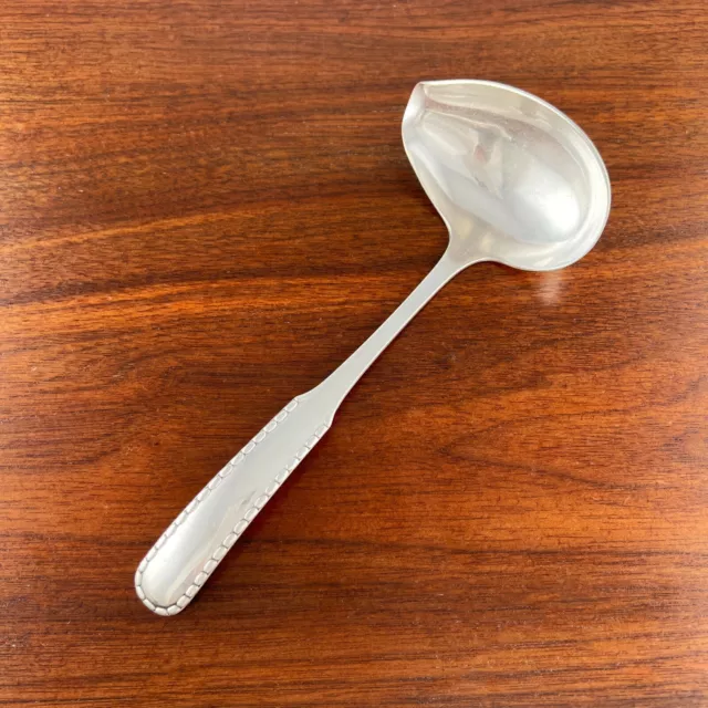 Georg Jensen Danish Sterling Silver Gravy / Small Soup Ladle Rope No Monogram