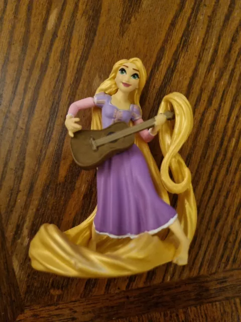 Disney Tangled Rapunzel Rapunsel w Guitar Figure Figurine PVC Cake Topper Toy