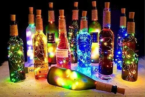 Bottle Lights Fairy String Cork Shaped Wedding Party Xmas Wine Lights 2M 20 LED