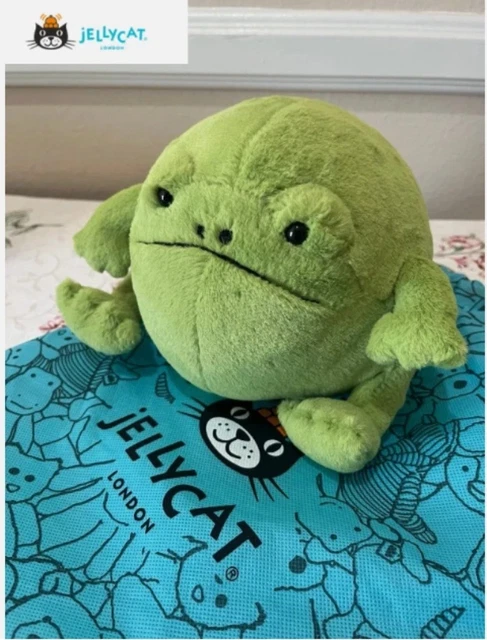 RARE JELLYCAT RICKY Rain Frog Green Plush Official Brand New Perfect ...