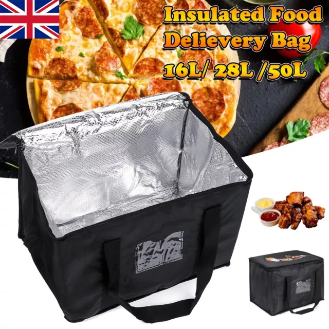 Large Food Delivery Insulated Thermal Warm Cold Bag Ruck Bags Pizza Takeaway