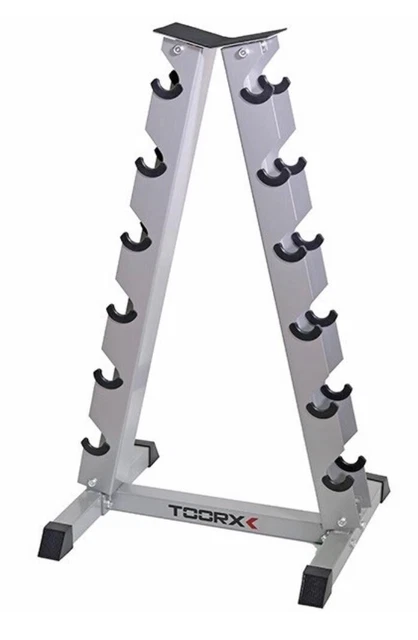 Supporto Manubri A Piramide Rastrelliera Porta Pesi Palestra In Acciaio Stand 88423292 - copertina