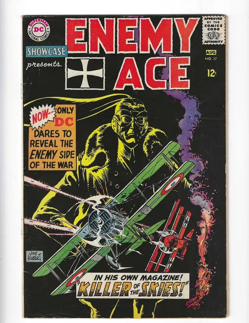 Showcase Comics #57 1965-DC Silver Age- 1st Cover App. ENEMY ACE
