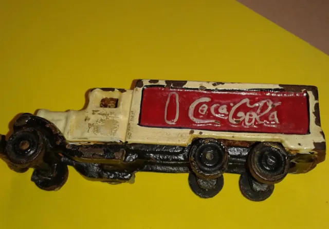 Camion Vintage  In Ghisa Coca Cola