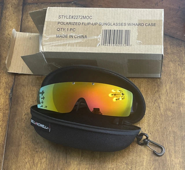 Bell + Howell Flip-Up Tacglasses Give Crisp Clear Vision without Any Glare,...