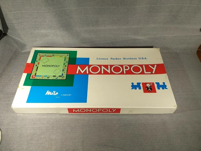 Jeu Monopoly Miro-Meccano License Parker Brothers USA - Incomplet Occasion