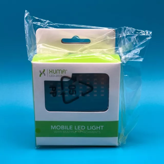 Xuma Mobile LED Light with Multiple Attachments Model LED-200B iPhone YouTube
