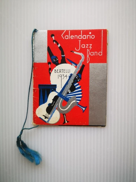 Calendarietto  Bertelli Jazz Band 1934