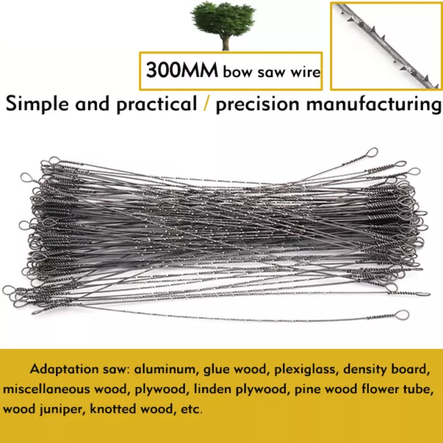 300mm Saw Bow Blades Steel bow saw wire U-shaped Saw Bow for Woodworking