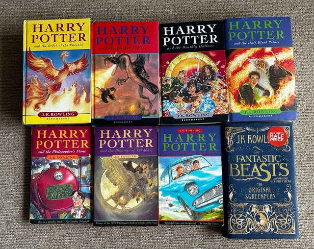 HARRY POTTER BOOK Set 1-7 J.K Rowling Bloomsbury 1st edition