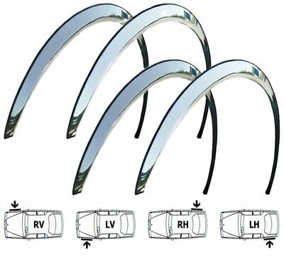 VAUXHALL VECTRA A wheel arch trims 4pcs CHROME front rear wing styling kit 88-95