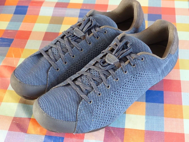 Giro Republic R Knit EU45 UK10 Blue SPD 2-bolt road gravel touring cycling shoes