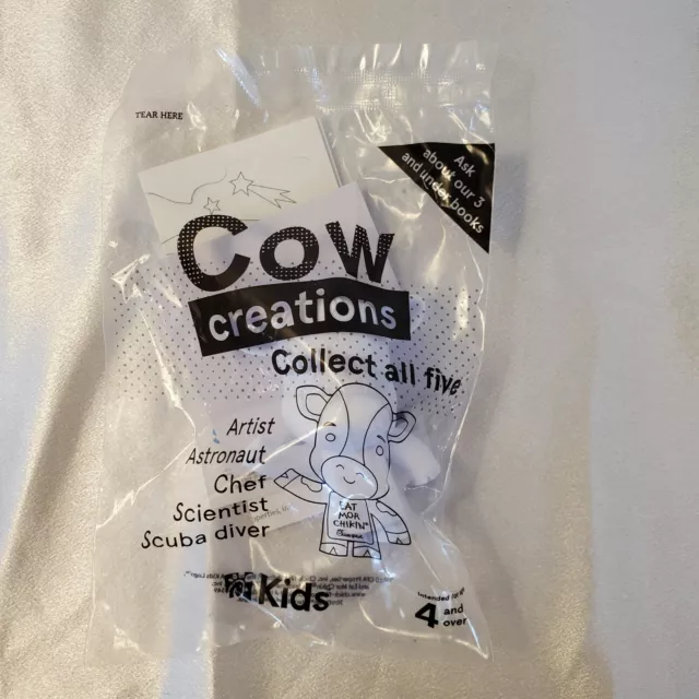 Chick-Fil-A Kids Meal Toy Cow Creations "Astronaut" 2020 - Brand New in Package