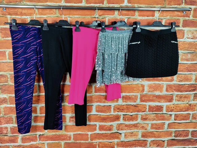 Pacchetto Ragazze Età 9-10 Anni Next M&S Zara Leggings Gonna Paillettes Festa Bambini 140Cm