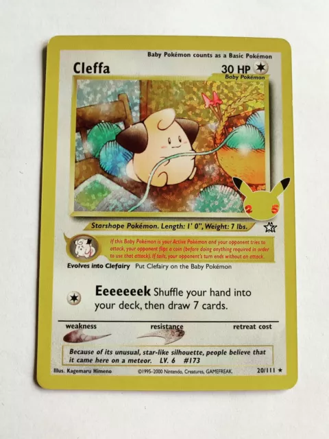 Pii / Cleffa 20/111 Celebrations | 25th Anniversary Englisch NM Pokemon Karte