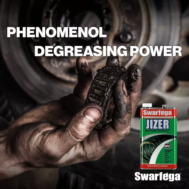 SWARFEGA JIZER SJZ5L ENGINE DEGREASER OIL WAX GREASE 5 Litre Water Rinsable 3