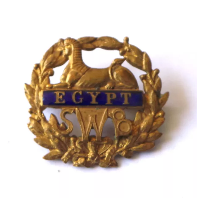 Ww1 / Wwi Military Enamel South Wales Borderers Sweetheart Brooch