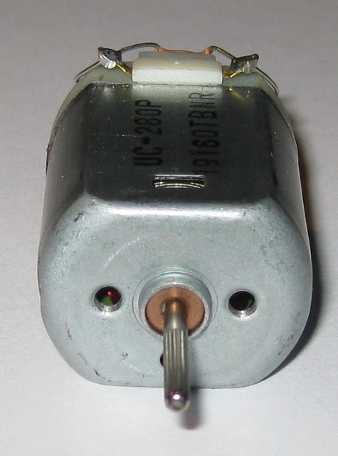 UC-280P 12VDC ELECTRIC Motor - Knurled Shaft - Filter Capacitor - Car ...