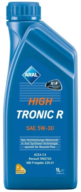 ARAL HighTronic R Huile moteur 5W-30 1L convient pour MERCEDES-BENZ GLA (X156)