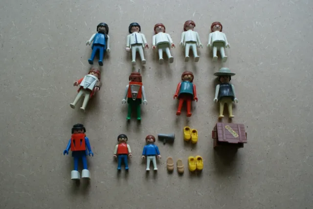 Playmobil Lot Personnages et accessoires vintage Années 1970-1980