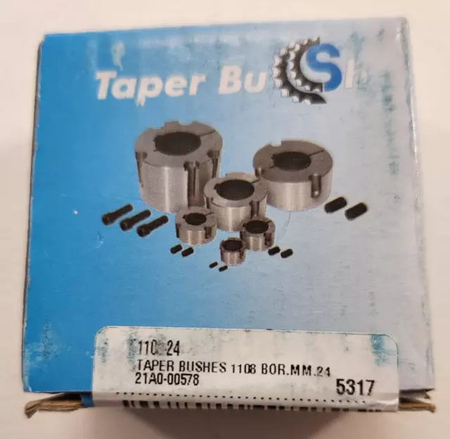 SATI - 1108-24 - Taper Bushing Shaft Fixing - 1 inch Bore - Lot of 3
