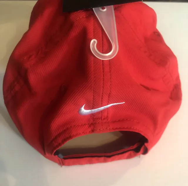 NWT Nike Golf Dri-Fit Stay Cool Anti Sweat Red Cap Hat Adult Unisex OSFA 3