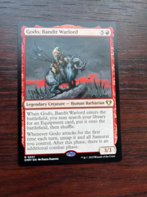 1x GODO, BANDIT WARLORD - COmmnander - MTG - Magic the Gathering