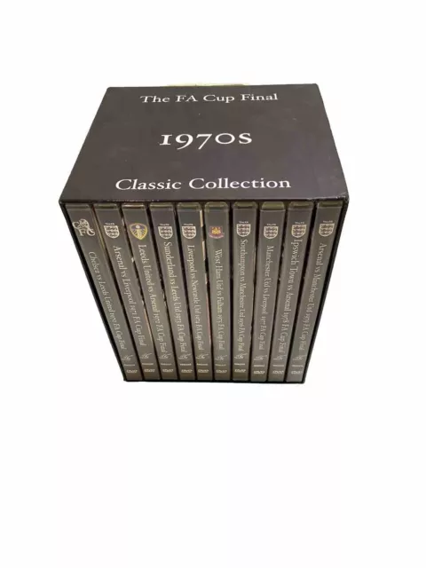 The FA Cup Final 1970s  Classic Collectors Edition Very Rare 10 DVD Boxset