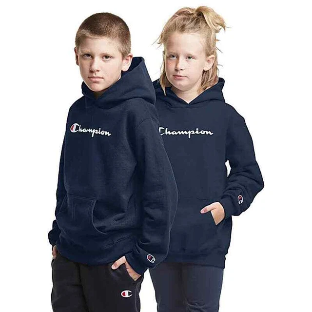 NWT Champion Kids/Toddler Girls Hoodie Stretch Long Sleeves Black Size 2T